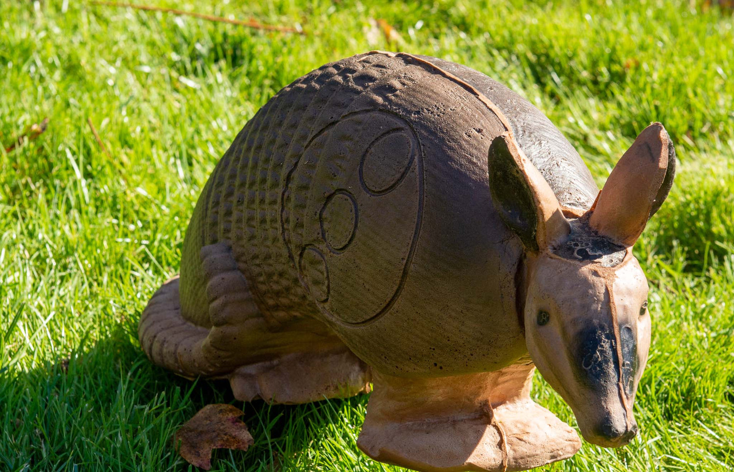 Bigshot Archery Real Wild Competition Armadillo 3D Target with EZ Pull Foam for archery practice and target shooting.