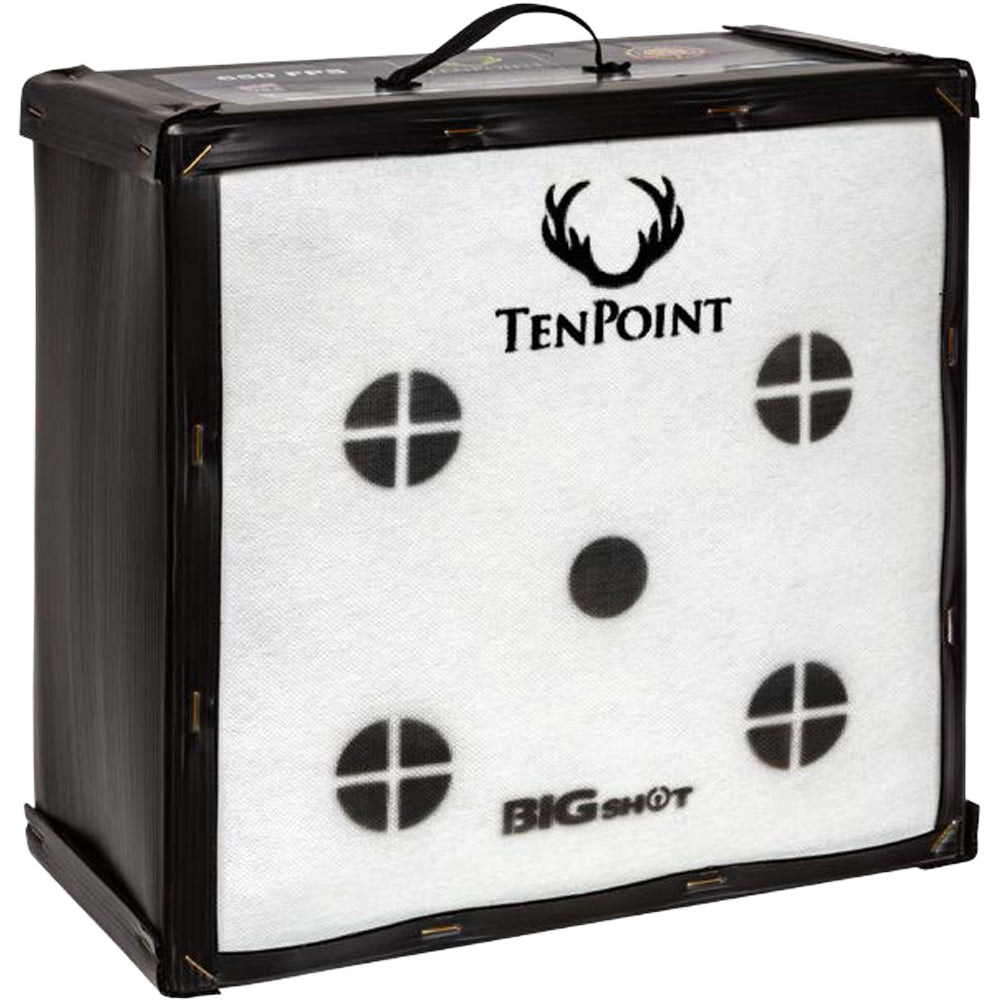 BIGshot Archery Ironman Kinetic 650 Ten Point Edition crossbow target for archery practice and shooting accuracy.