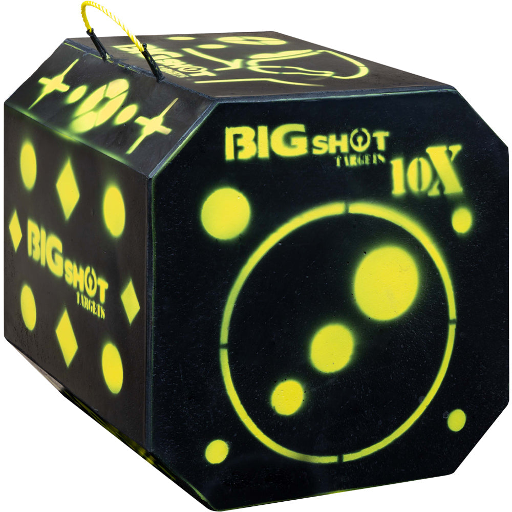 BIGshot Archery Titan 10X HD crossbow target with realistic target face for archery practice and training.