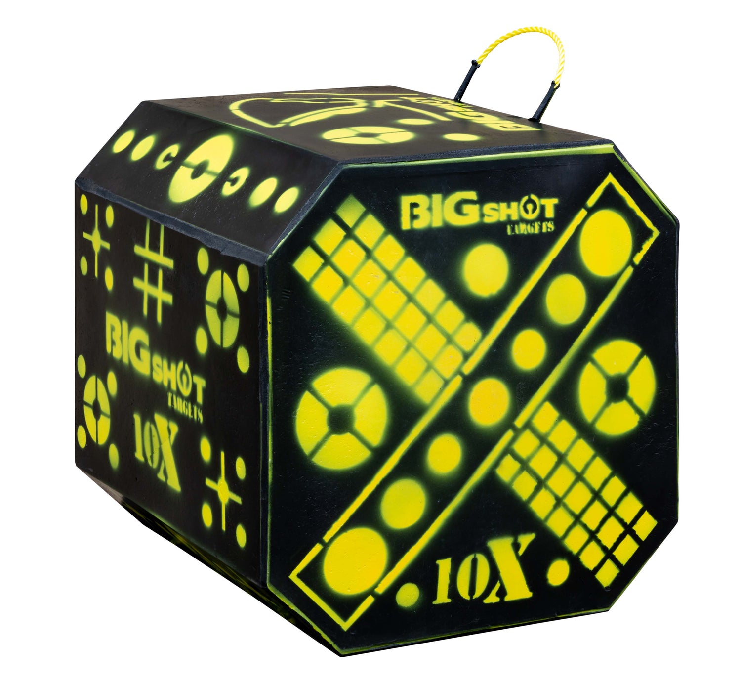 Bigshot Archery Titan 10X HD crossbow target for archery practice with detailed, durable design and high visibility.