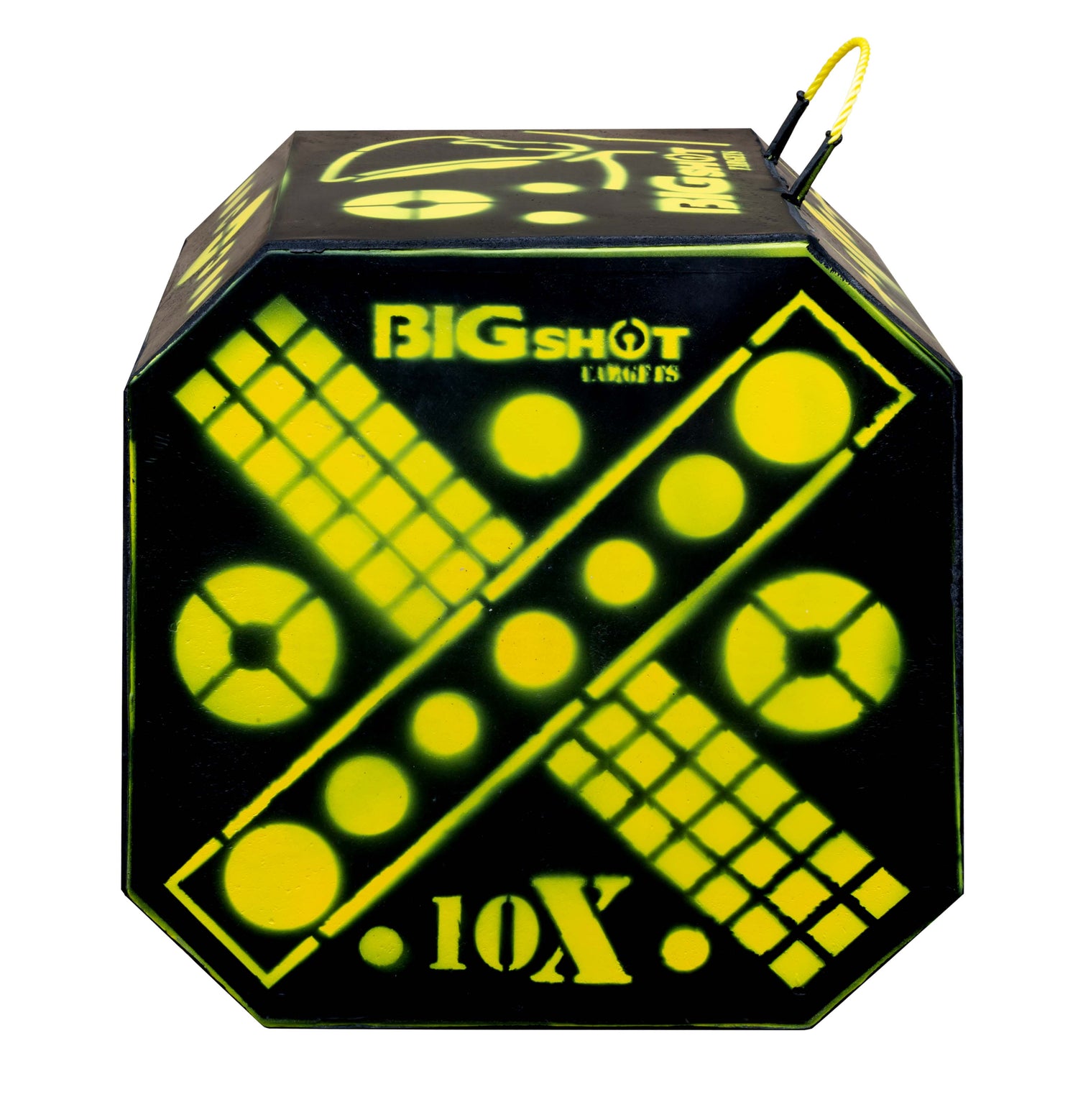 BIGshot Archery Titan 10X HD crossbow target for archery practice, featuring durable construction and high-density foam.