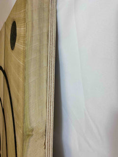 BIGshot Archery Pro Heavy Duty Axe and Knife Throwing Target with durable surface for practicing axe and knife throws.
