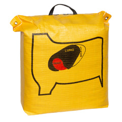 BIGshot Archery Ballistic 350 archery bag target showing reinforced fabric and target surface designed for arrow stopping.