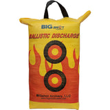 Bigshot Archery Ballistic Discharge Bag Target showing a durable bag and block target for archery practice.