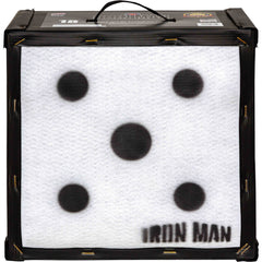 Iron Man 18-inch high kinetic energy crossbow target bag by BIGshot Archery, designed for crossbow practice.