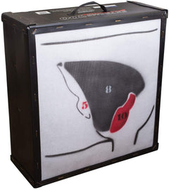 BIGshot Archery Iron Man 24" Xtreme 500 high kinetic energy crossbow target bag for archery practice and training.