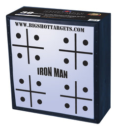 Iron Man 30-inch personal range bag and block target by BIGshot Archery, designed for target practice and shooting accuracy.