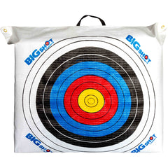 Youth 36-inch NASP Range bag and block target by BIGshot Archery for archery practice and training.