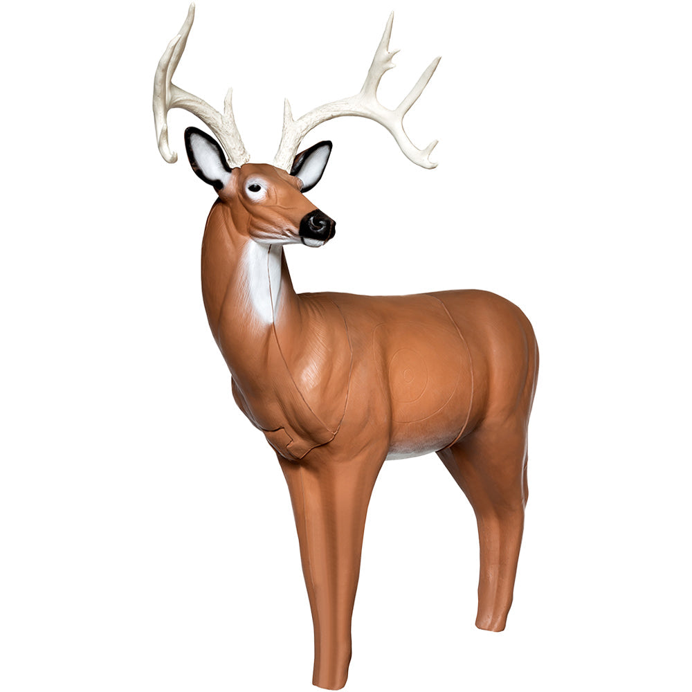 Big Buck archery target with QuivAR technology by BIGshot Archery, showing realistic details for archery practice.