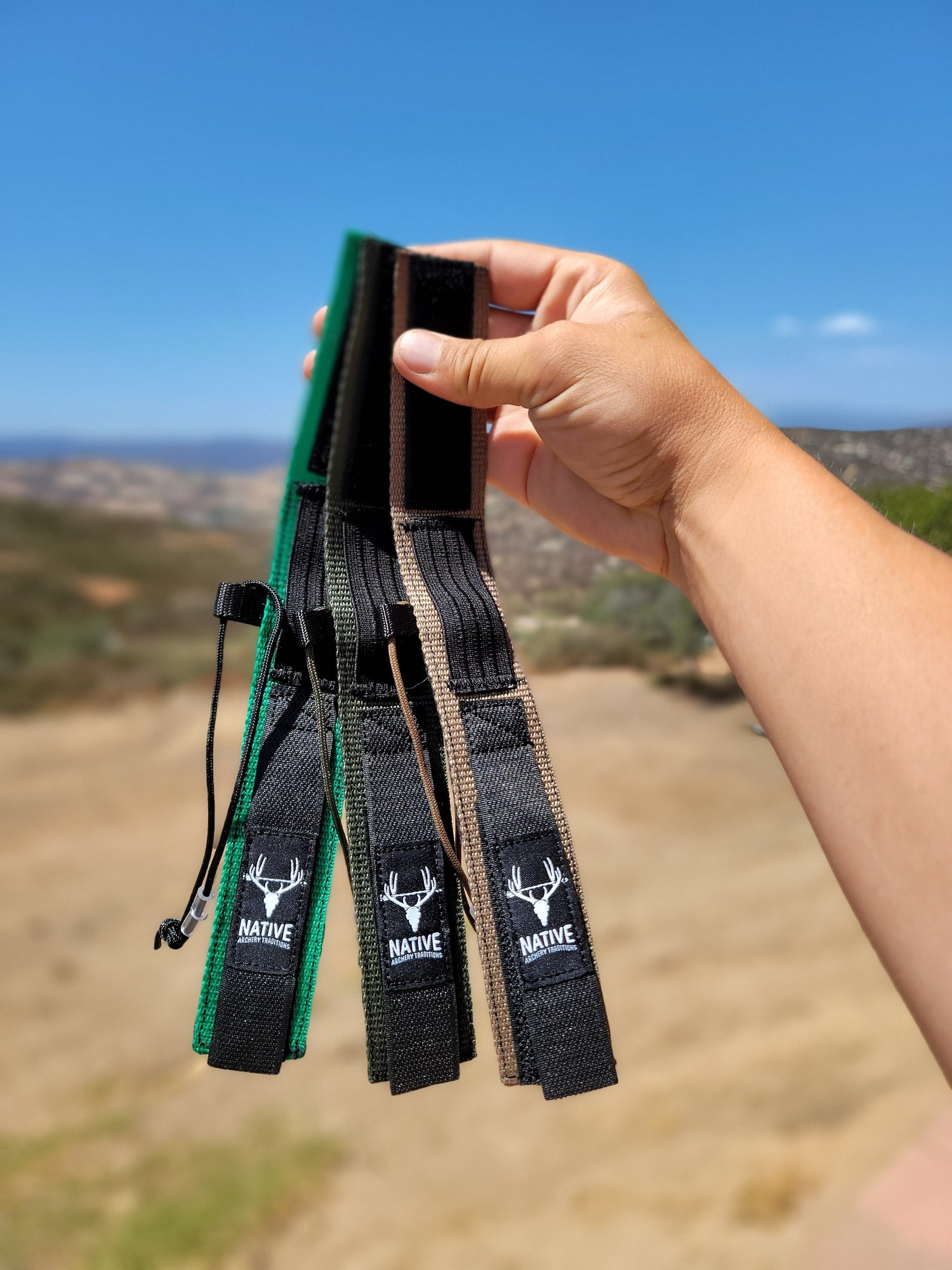 Native Archery Release Strap by Bow Disciples with adjustable strap and buckle for secure archery release aid.