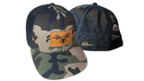 Bow Disciples BD Skull Patch Hat featuring a front skull patch design, casual baseball style with adjustable strap.
