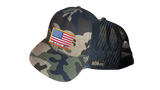 Bow Disciples Team BD Flag Hat, adjustable baseball cap with team logo and flag design, casual headwear for fans.