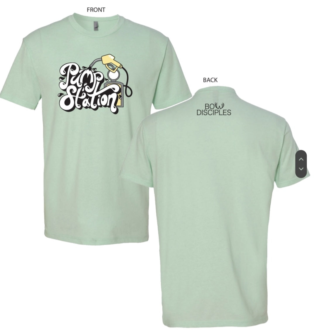 Pump Station Unisex Tee - Mint Green - 3D Hunting Solutions