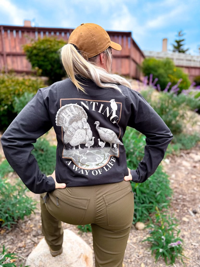 Hunt Life Long Sleeve - Black - 3D Hunting Solutions