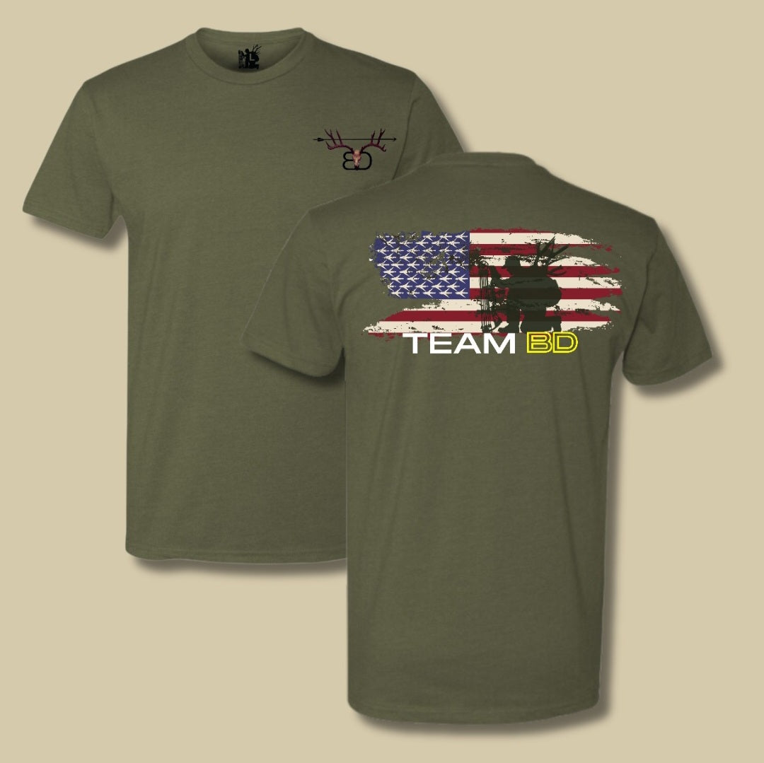 Team BD Flag Shirt - 3D Hunting Solutions