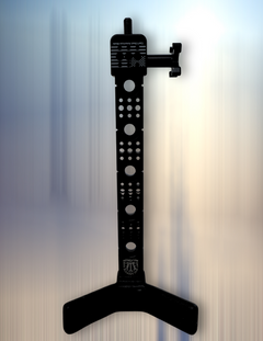 Black Bow Disciples Mule Stabilizer 10-inch stabilizer for bows, featuring a sleek design and adjustable mounting hardware.