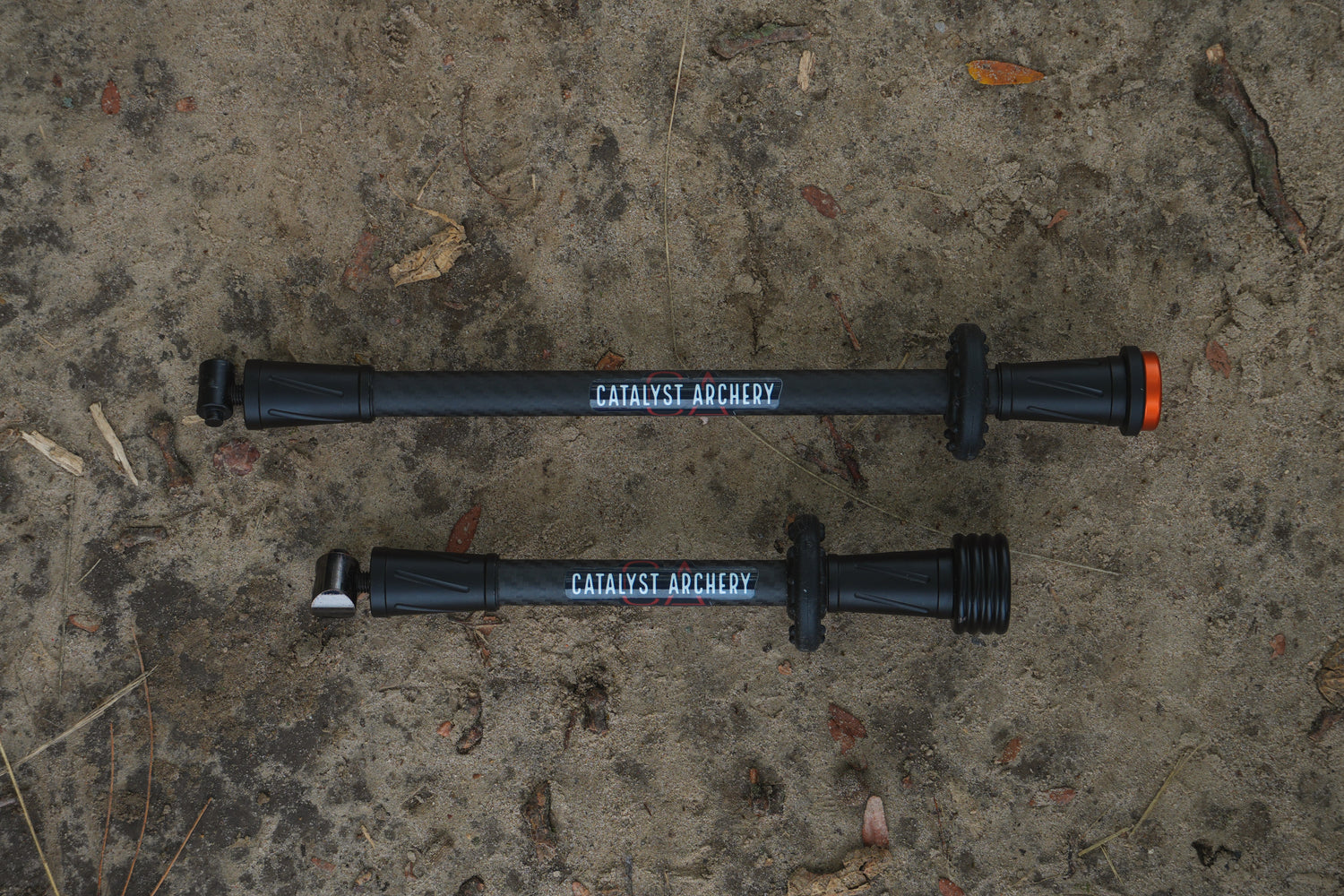 Catalyst Archery Pro Series Hunting Stabilizers, 6-inch length, designed for bow stabilization and improved accuracy in hunting.