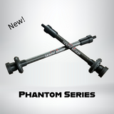 Catalyst Archery Phantom Series micro diameter stabilizer set with 8-inch and 6-inch stabilizers for archery stability and balance