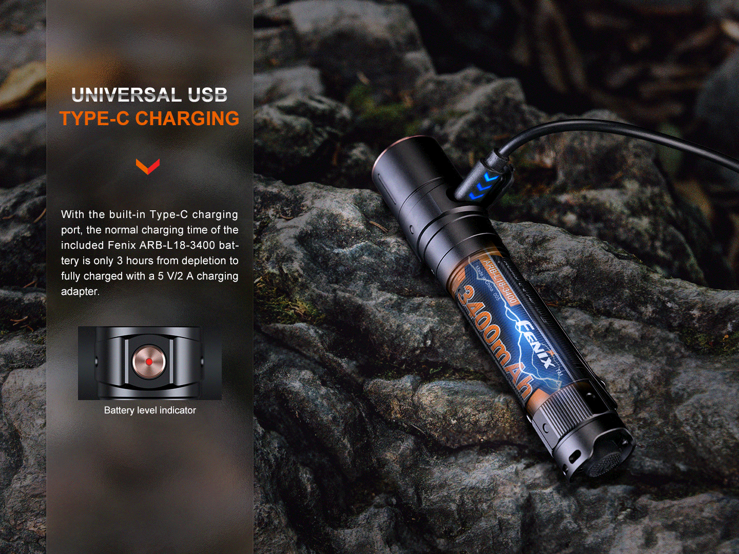 Fenix LD30R high-performance lightweight EDC flashlight with adjustable beam and compact design, ideal for everyday carry.