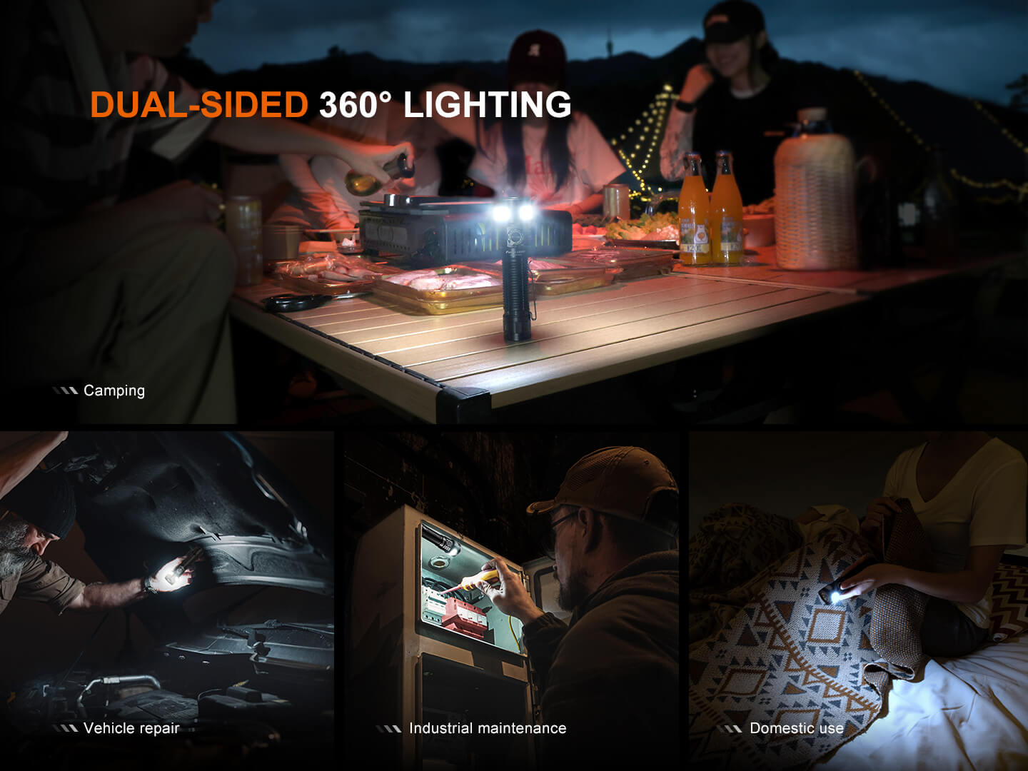 Fenix LD35R high-performance tactical EDC flashlight with multiple modes, compact design, and durable build for everyday carry.
