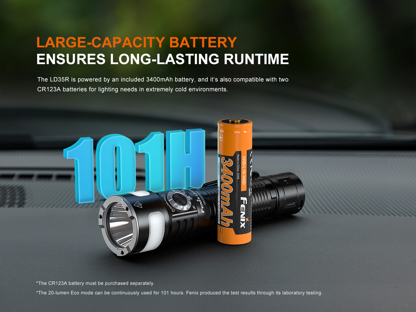 Fenix LD35R high-performance EDC tactical flashlight with multiple modes, compact design, and durable construction.