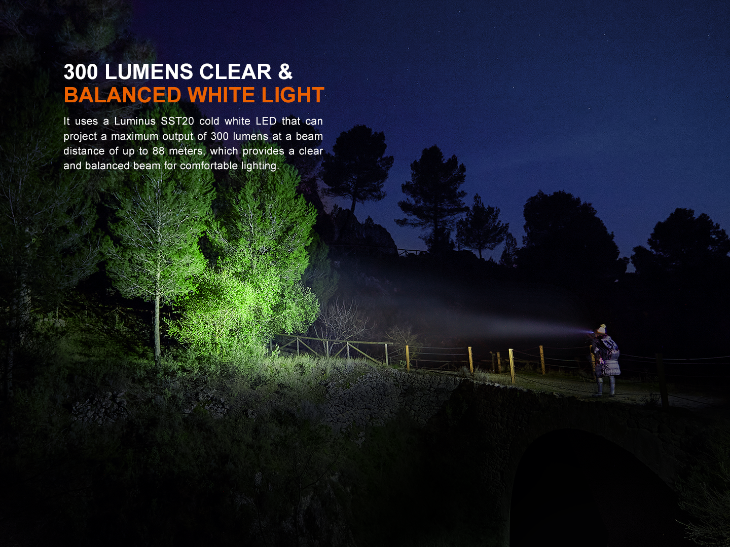 Fenix HM23 V2.0 lightweight headlamp with detachable AA batteries, adjustable strap, and bright LED light for outdoor activities