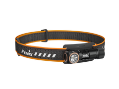 Fenix HM23 V2.0 lightweight detachable AA headlamp with adjustable strap and bright LED light for outdoor activities.