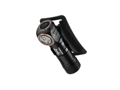 Fenix HM23 V2.0 lightweight detachable AA headlamp with adjustable strap and bright LED light for outdoor activities.