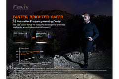 Fenix HM60R outdoor LED headlamp with 1200 lumens, adjustable strap, and durable design for outdoor activities