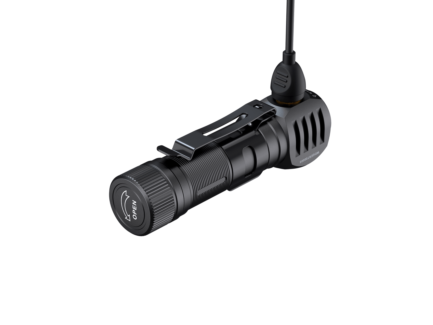 Fenix HM61R V2 rechargeable LED headlamp with 1600 lumens, adjustable strap, and powerful beam for outdoor activities.