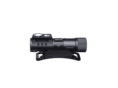 Fenix HM71R rechargeable industrial LED headlamp with adjustable straps and bright front light for hands-free illumination.