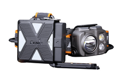 Fenix HP16R rechargeable headlamp with 1250 lumens, adjustable strap, and bright LED light for outdoor activities