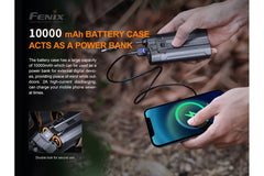 Fenix HP30R V2.0 LED headlamp with 3000 lumens, adjustable strap, and bright white light for outdoor activities.