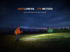 Fenix HM60R V2 high-performance headlamp with 1600 lumens, adjustable strap, and durable design for outdoor activities.