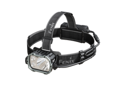 Fenix HP35R search and rescue headlamp with adjustable straps, bright LED light, and durable design for outdoor activities.