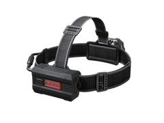 Fenix HP35R search and rescue headlamp with adjustable strap, bright LED light, and multiple beam modes for outdoor use.