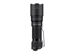 Fenix TK05R compact tactical EDC flashlight with black body, textured grip, and LED lens for outdoor and tactical use