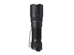 Fenix TK05R compact tactical EDC flashlight with black aluminum body, focusing beam, and textured grip for everyday carry.