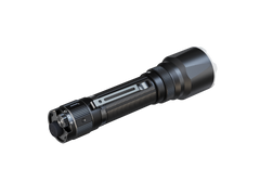 Fenix TK22R rechargeable tactical duty flashlight with high brightness LED and rugged design, suitable for outdoor and tactical use.