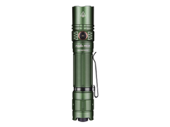 Fenix PD35 V3.0 tactical flashlight in tropic green with 1700 lumens, compact design for everyday carry and outdoor use.