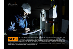 Fenix WF11E intrinsically safe work flashlight with durable body and LED light for industrial safety applications