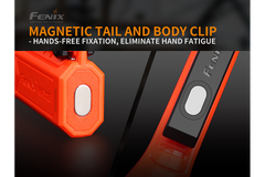 Fenix WF11E intrinsically safe work flashlight with durable body and LED light, designed for industrial safety environments.