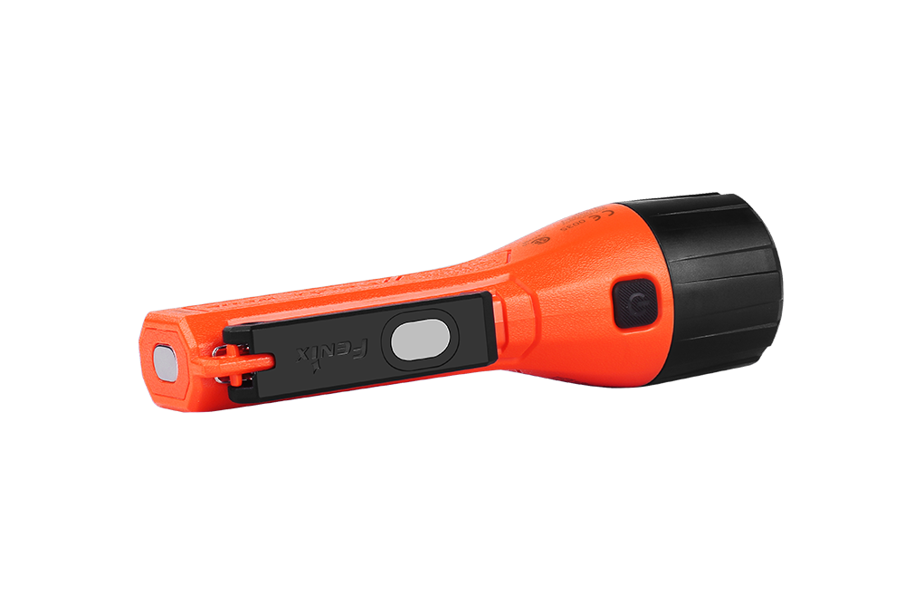 Fenix WF11E work flashlight, intrinsically safe Fenix brand LED flashlight with bright beam and durable construction.