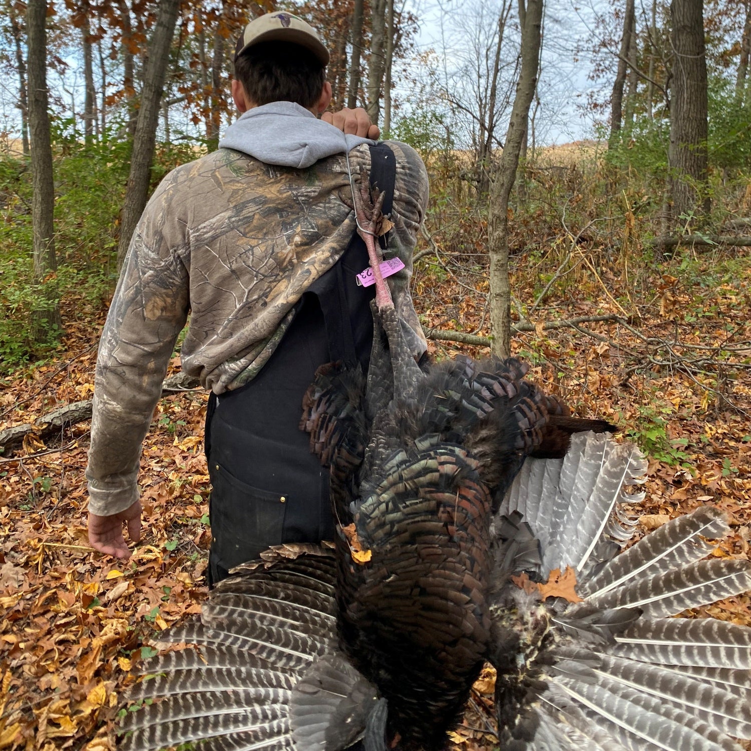 Turkey Cuff from Game Cuffs, LLC featuring a realistic turkey design with detailed feathers and a comfortable adjustable strap.