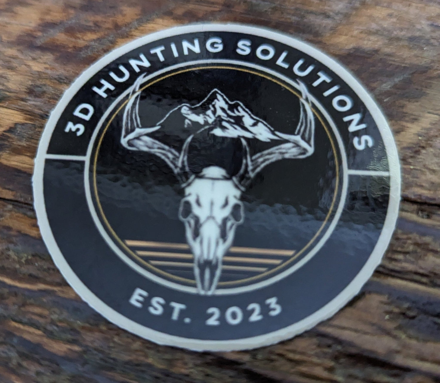 Round 3DHS Sticker - 3D Hunting Solutions