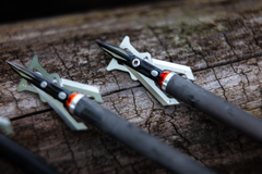 Crossbow Titanium 100 from Speed Broadheads, showing a sleek, high-performance crossbow with a titanium finish and detailed design