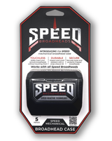 Speed Broadheads Speed Broadhead Case for safe storage of broadheads and archery accessories.