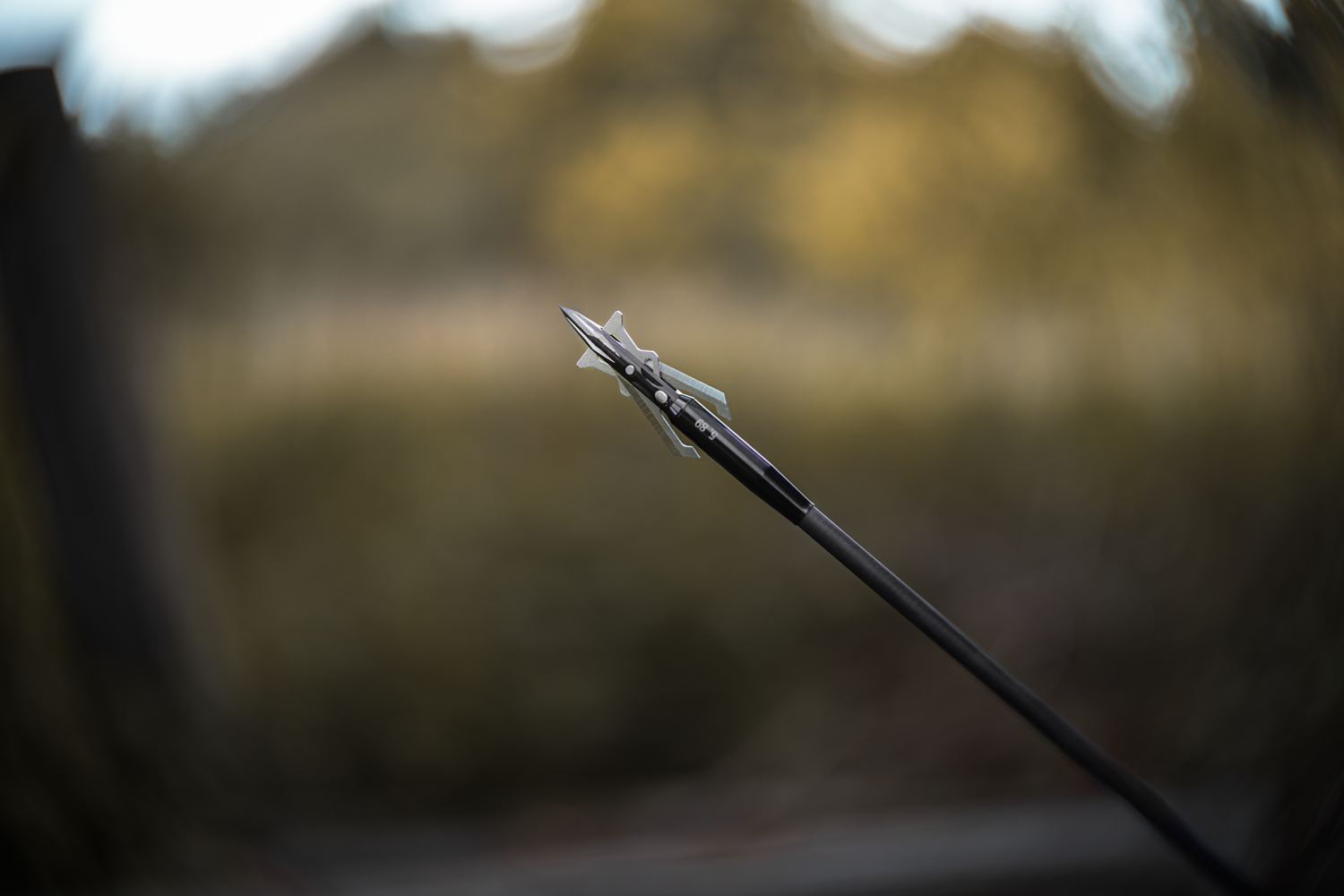 Titanium 100 broadhead by Speed Broadheads with sleek titanium finish and sharp blades for precise hunting performance.