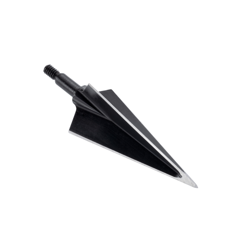 Vantage Point Archery 3-blade broadhead for hunting, featuring sharp blades and durable construction.