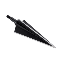 Vantage Point Archery 3-blade broadhead for hunting, showcasing sharp blades and durable metal construction.